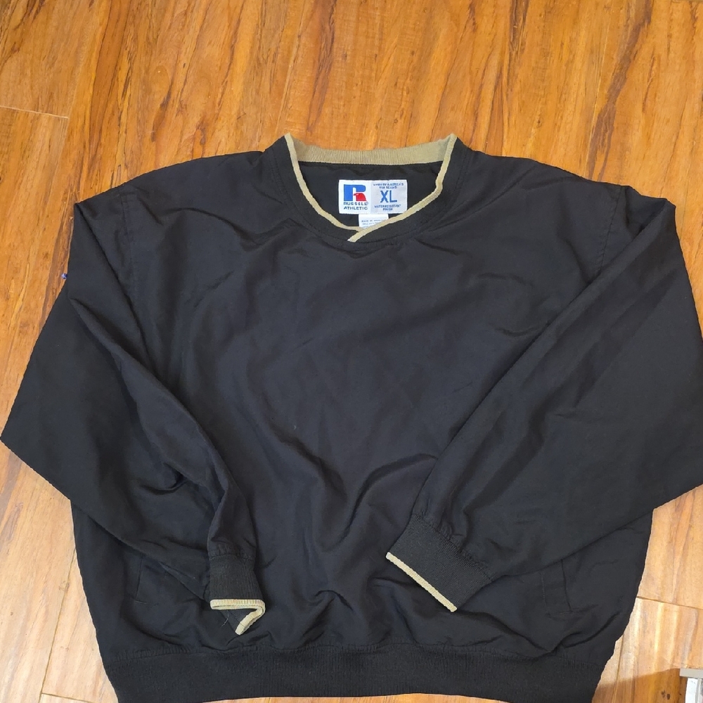 Russell Athletic Black V-Neck Men's Sweater
